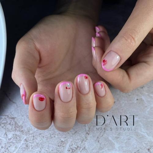 Walentynkowe paznokcie